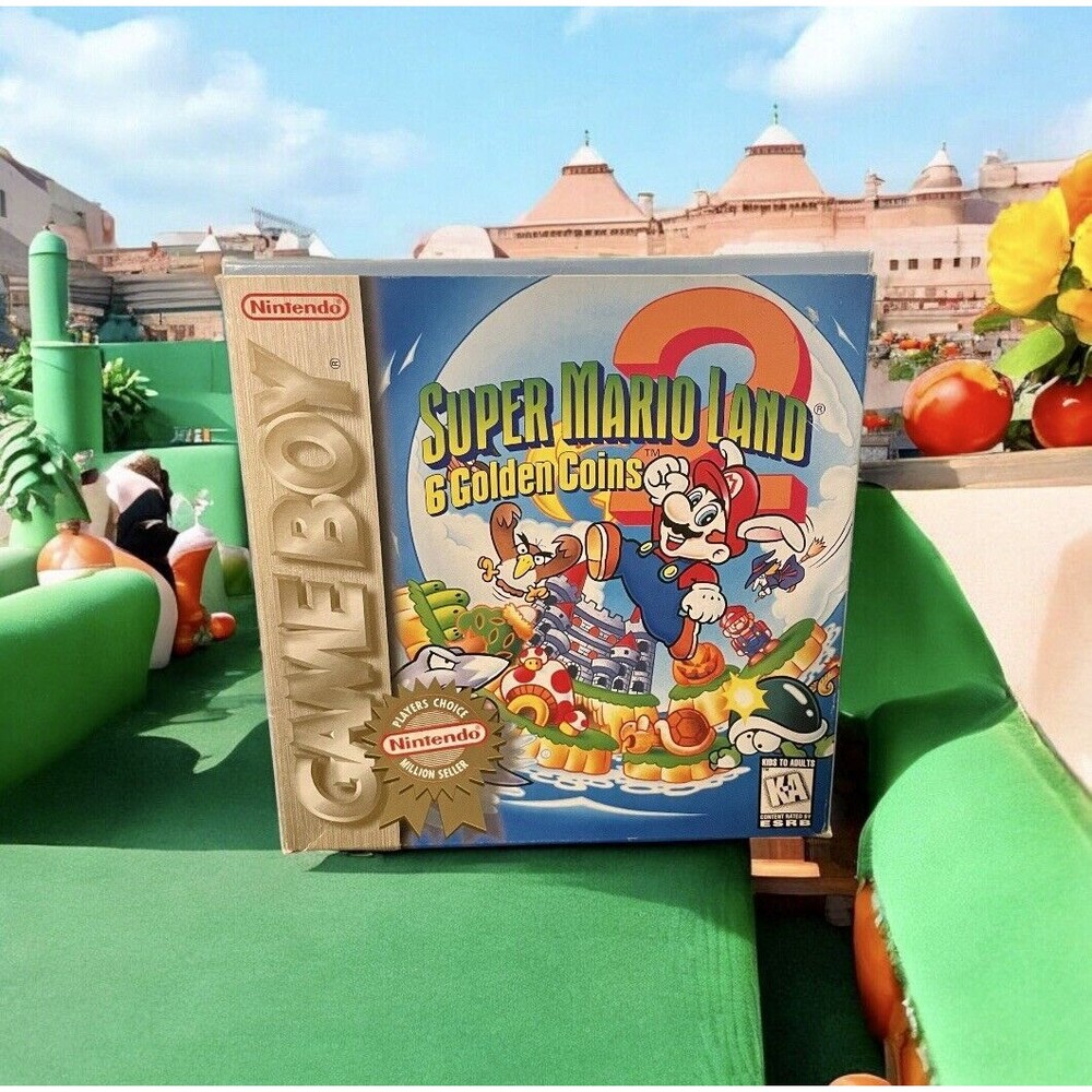 Super Mario Land 2: 6 Golden Coins (Nintendo GameBoy) Complete Fast S/H